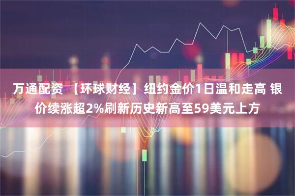 万通配资 【环球财经】纽约金价1日温和走高 银价续涨超2%刷新历史新高至59美元上方